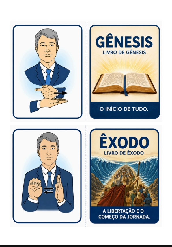 Imagens do jogo O Que É? — Velho Testamento em Libras