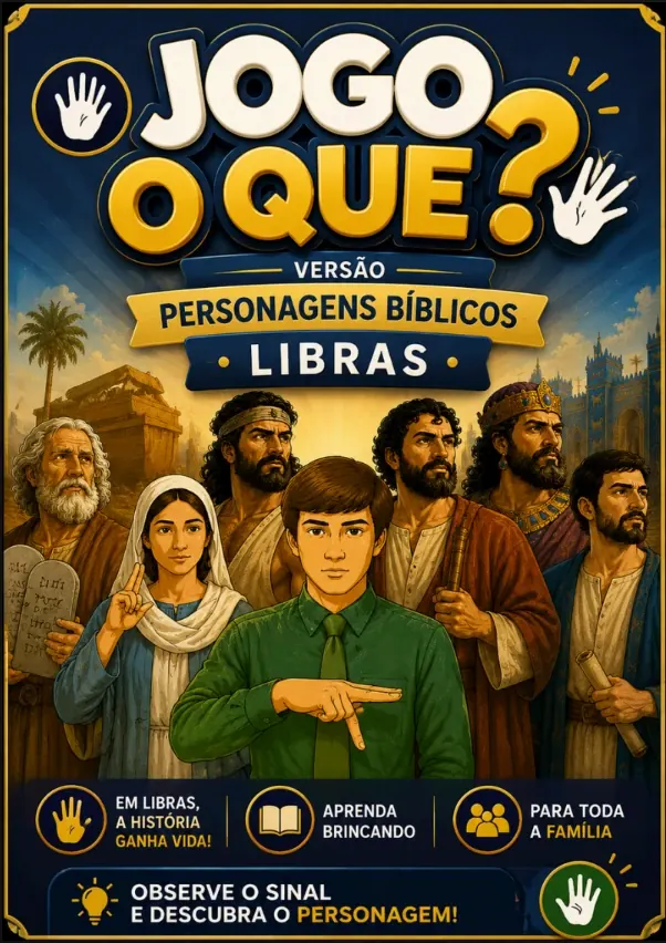 Jogo em Libras — Personagens bíblicos